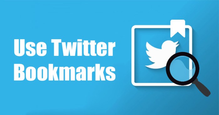 Twitter bookmarks feature private testing