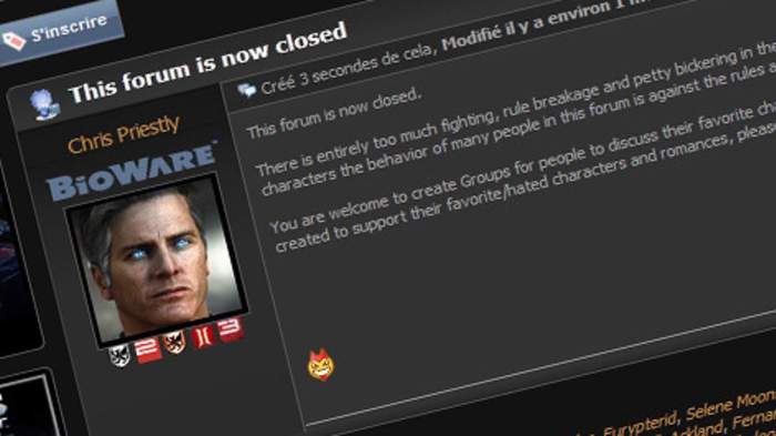 Bioware forums will be shutting down