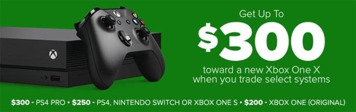 Gamestop trade in xbox one s