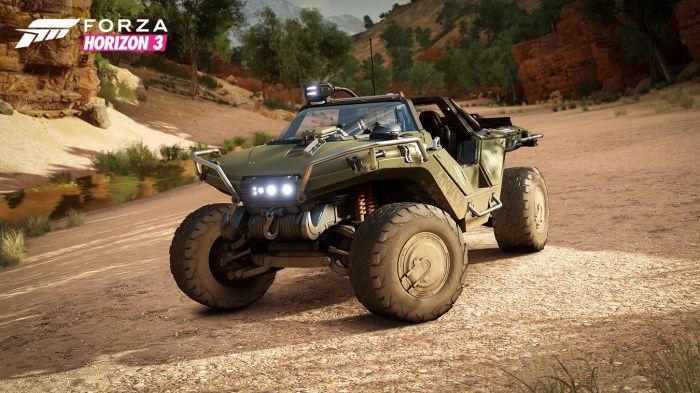 Halos warthog will be available in forza horizon 3