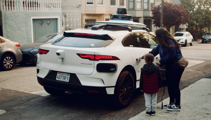 Waymo self driving minivans san francisco