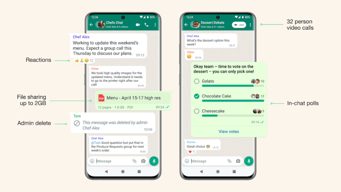 Whatsapp launches new discord like voice chat feature large groups