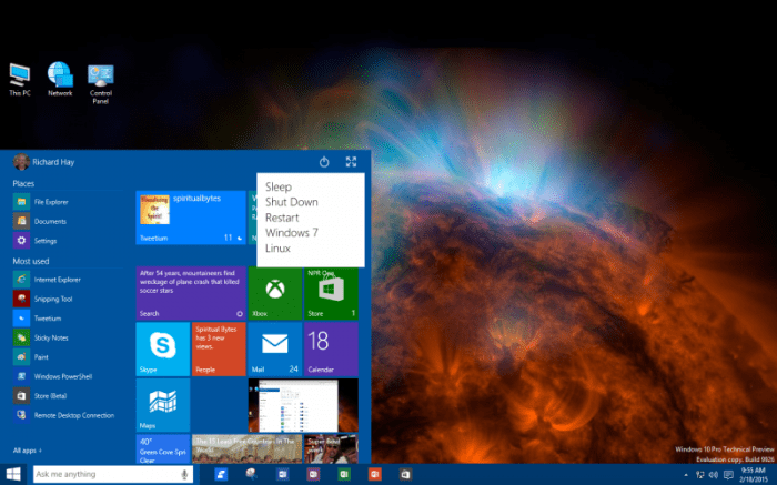 Windows 10 updates will be delivered with peer to peer technology