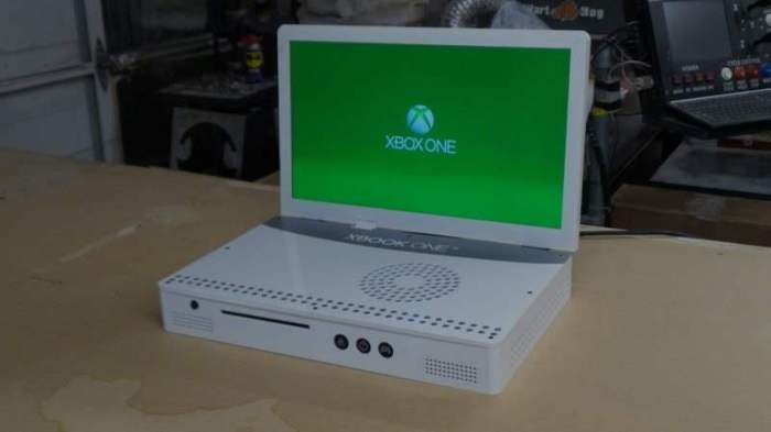 Xbox one s already turned into a laptop