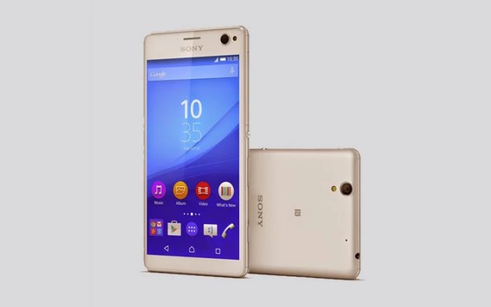 Sony xperia c4 is official aimed at selfie lovers