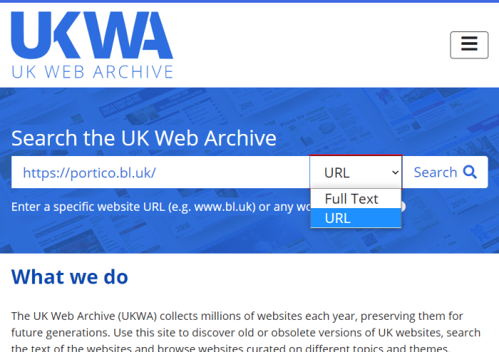 Uk web archive is now live