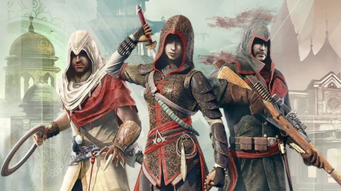 Assassins creed chronicles trilogy covers china russia and india