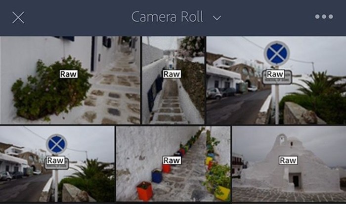 Lightroom ios updated raw images