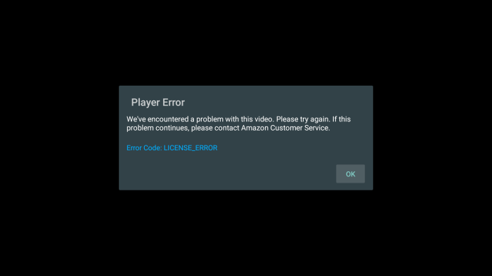 Instant video apk gets disabled by amazon on non sony android tvs