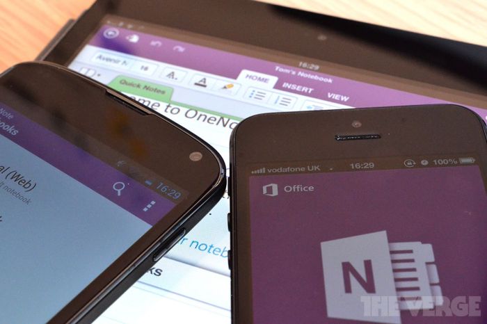 Onenote for android updated with multi window support and new widget