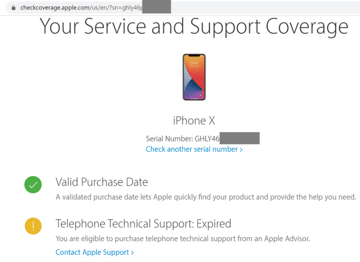 Apple website check iphone x availability