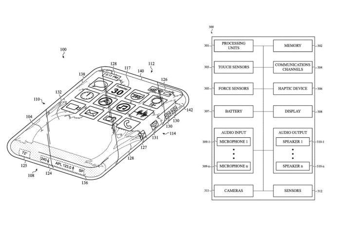 Apple patent all glass iphone