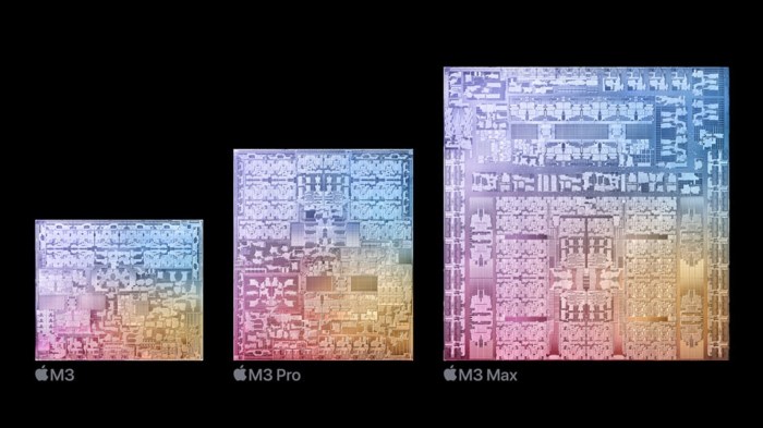 Apples m3 m3 pro and m3 max 3 nanometer chips arrive with a big graphics boost