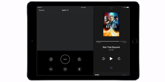 New apple tv remote app released