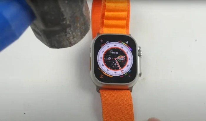 Apple watch braves a kitchen torture test