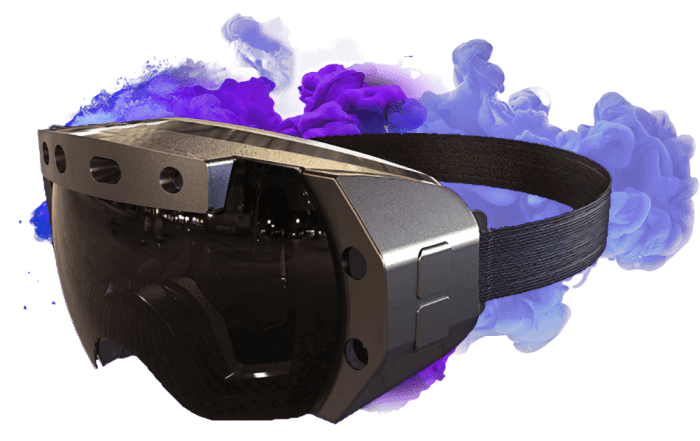 Laster technologies develops seethru ar headset