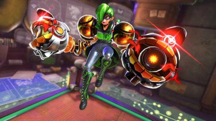 Nintendo arms latest character dr coyle