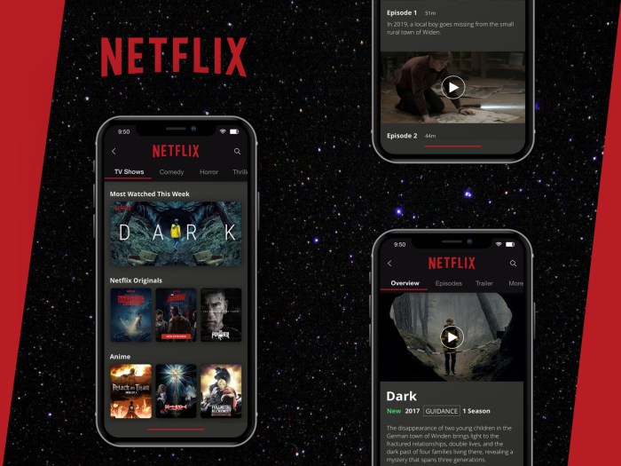 Netflix testing new ui android