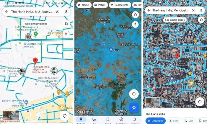 Google maps india updates live street view navigation