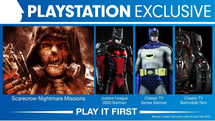 Ps4 exclusive content shown in new batman arkham knight trailer