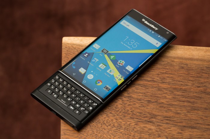 Blackberry android smartphone