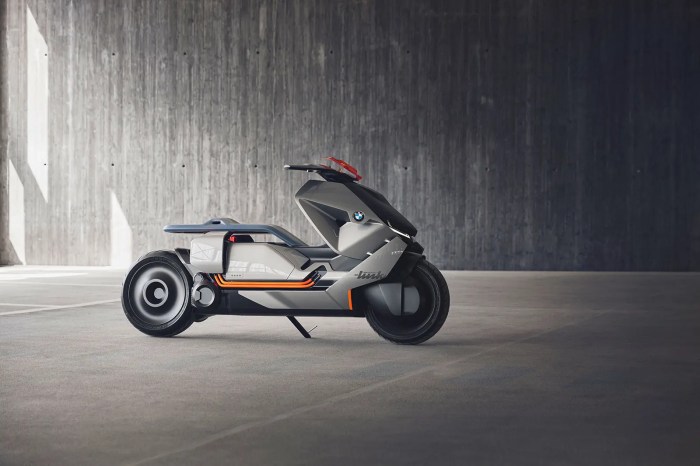 Bmw electric bikes dedicated lanes concept