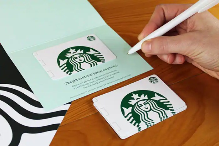 Physical lyft gift cards now being sold via starbucks