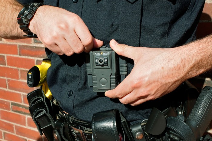 Police experimenting with wearable cameras