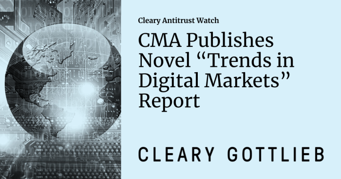 Cma ex ante digital reform overview