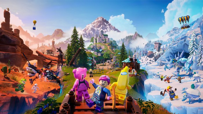 Lego fortnites debut builds momentum with 2 4m people playing at once