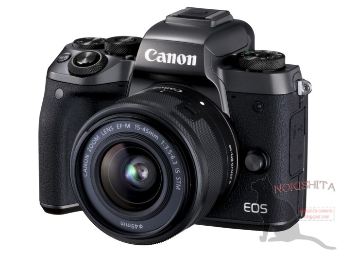 Canon eos m5 photos specs leaked