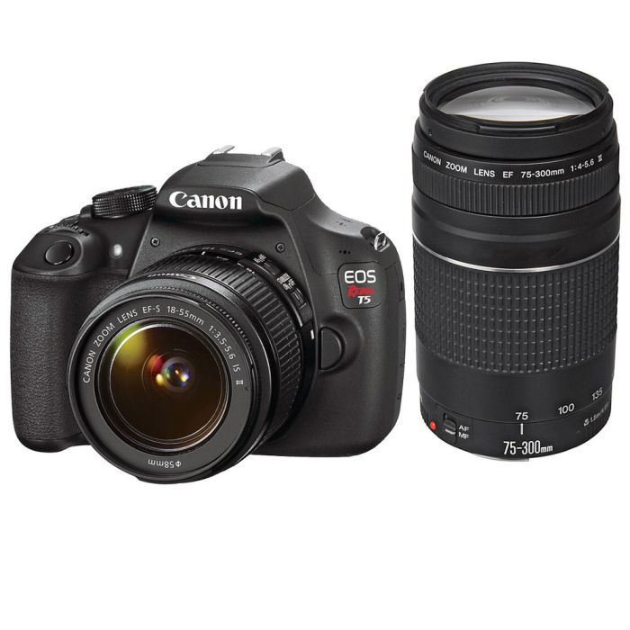 Canon eos rebel t5 is cheapest dslr from canon just yet