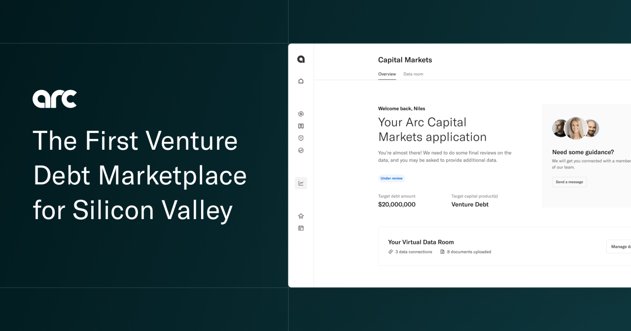 Arc capital markets venture debt