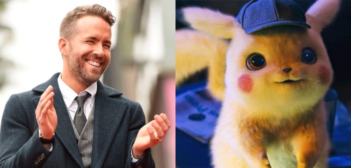 Ryan reynolds detective pikachu movie