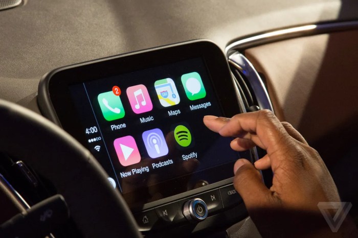 Carplay android auto chevy