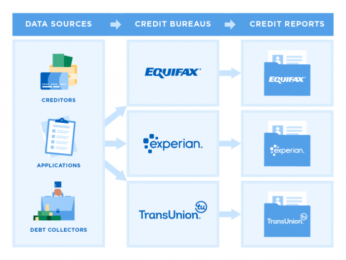 Solo credit bureau first party data