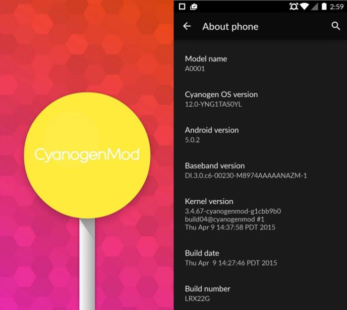 Cyanogen os 12 rollout resumes for oneplus one