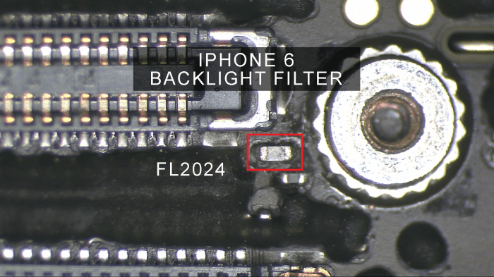 Iphone 6s backlight chips