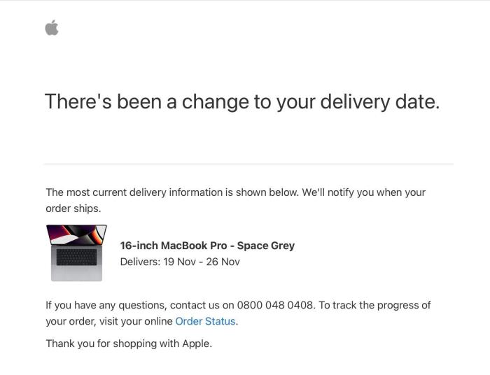 15 inch macbook pro shipping times slip to 2 3 weeks