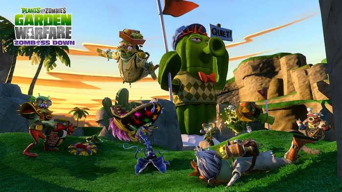 Plants vs zombies garden warfare zomboss down expansion now available