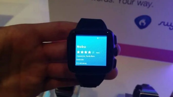 Swype makes appearance on smartwatch