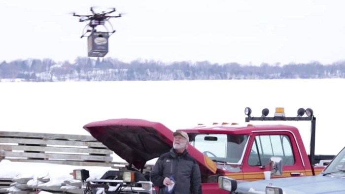 Beer drone delivery halted by the faa