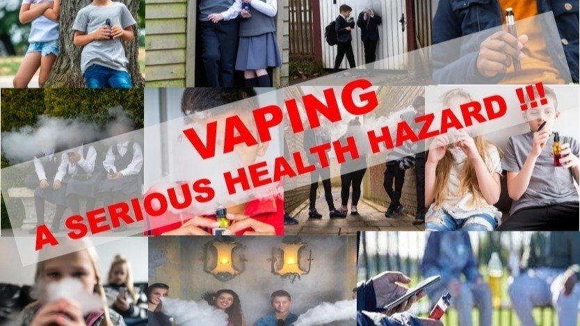 Vaping is now banned for minors