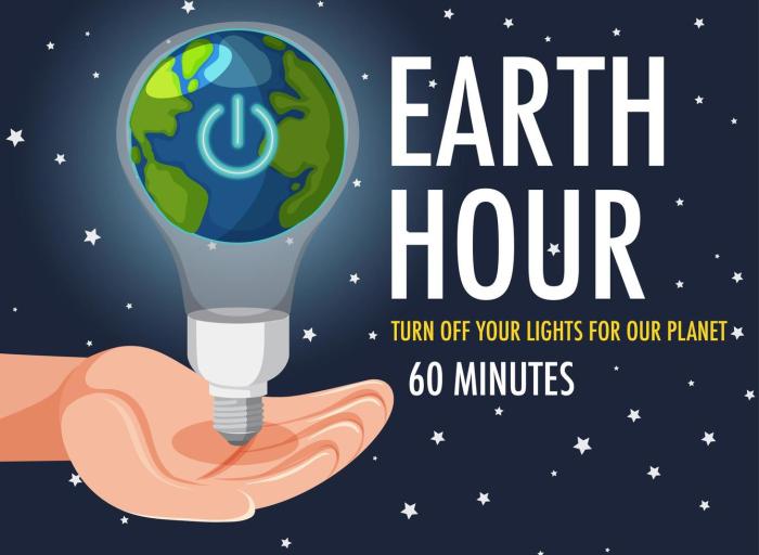 Verizon supports earth hour by turning off lights