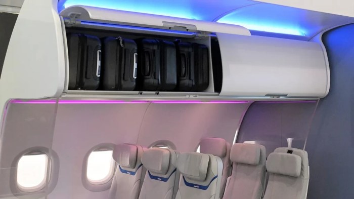 Boeing has new cabin bins that can hold even more luggage