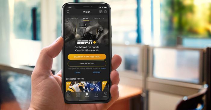 New espn plus streaming service launch spring 2018