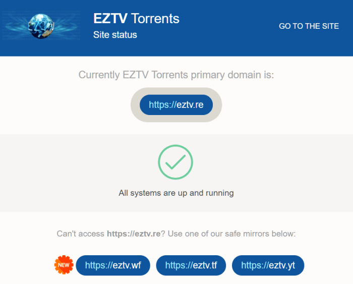 Torrent website eztv shut down following hostile takeover