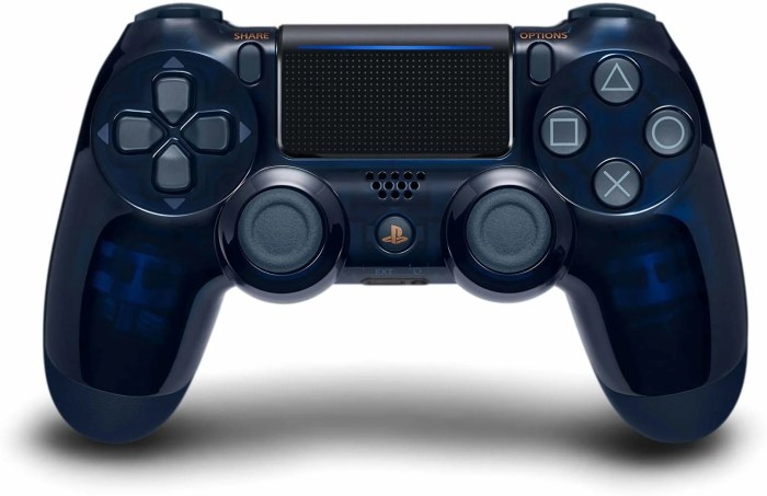 Dualshock 4 ps4 slim shown in video