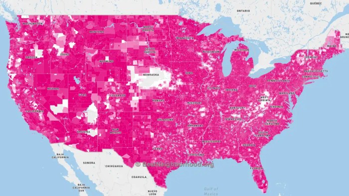 T mobile lists lte a coverage