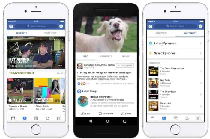 Facebook watch gets clips cbs late night shows